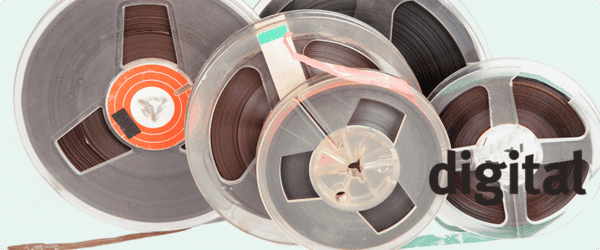 1/4 " audio reel transfer to Digital files such as WAV, AIFF or MP3