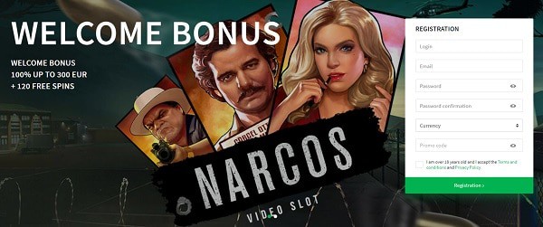 Welcome Bonus and 120 Free Spins Bonus