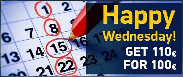 Happy Hour promo on Wednesdays!