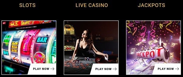 Slots, Jackpots, Live Casino