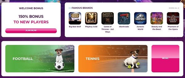 Play casino games for free! 