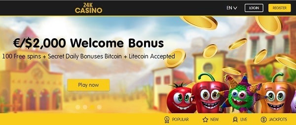 24kCasino.com promotion