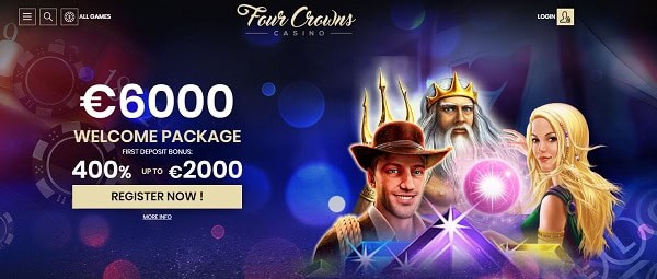 400% bonus to 4Crowns