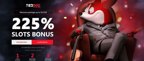 Red Dog Casino 255% welcome bonus