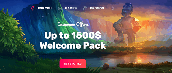 Up to $1500 welcome pack!