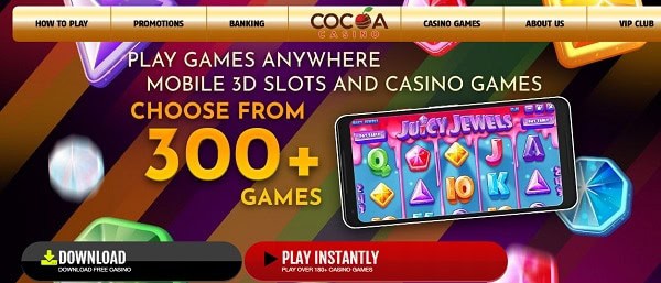 Play New Casino Games at Cocoa!