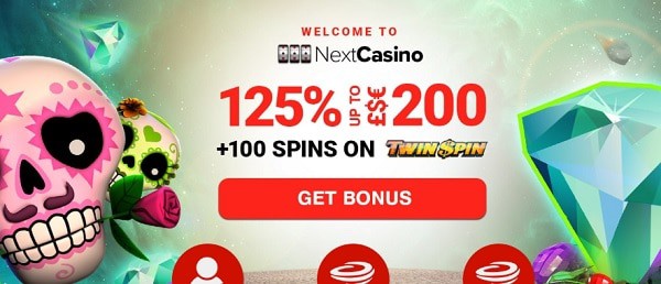 NextCasino welcome bonus