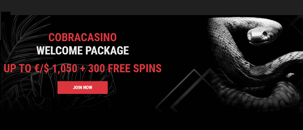 1,050 EUR bonus and 300 free spins 