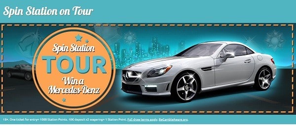 Spin Station Prize Draws - win Mercedes Benz