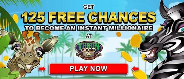 Yukon Gold Casino 125 free spins microgaming