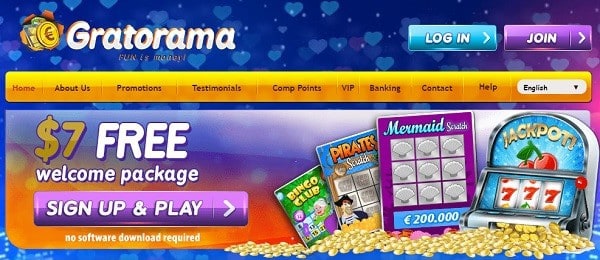 $7 free chips on scratchcards online