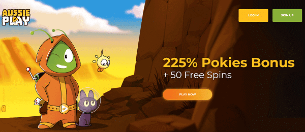 Aussie's 50 free spins 