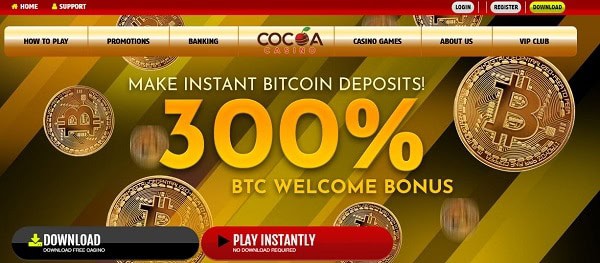 300% bonus on BTC deposit 