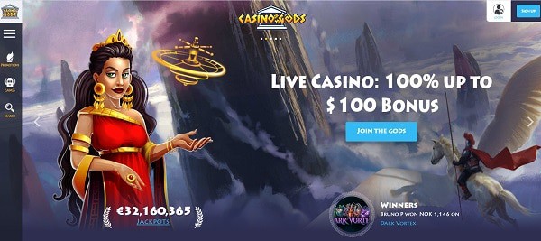 100% bonus on live dealer