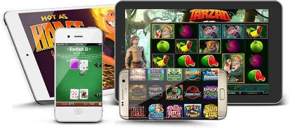 Microgaming slots, jackpots and table games