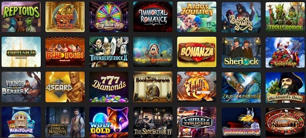 Popular slots, video poker, jackpots, live dealer 