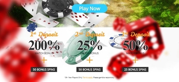 Casimba Casino welcome bonus and free spins 