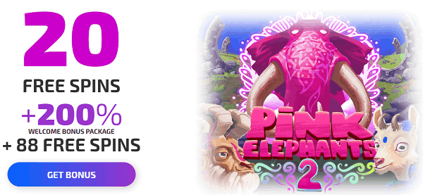 20 free spins + 200% bonus