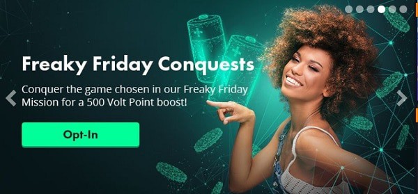 Volt Casino weekly and weekend bonuses