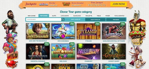 1000+ Virtual Games and Live Dealer 