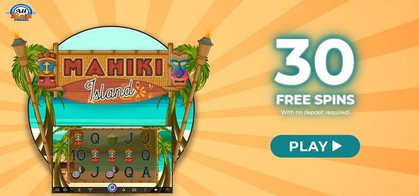 Play 30 free spins on Mahiki Island!