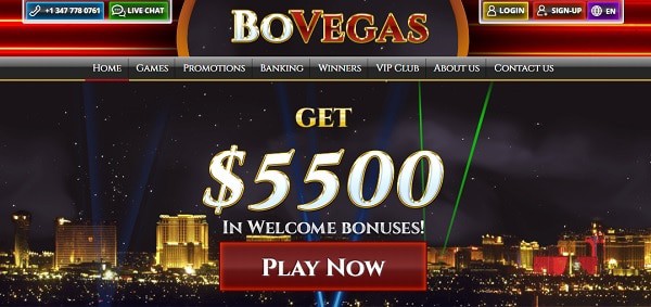 $5,500 welcome bonus