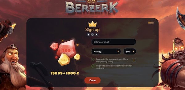 Frank Casino register and login