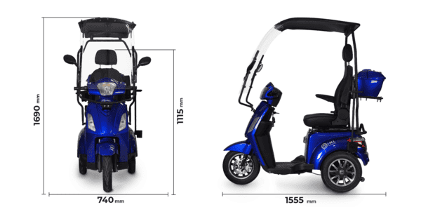 Skuter elektryczny LIFE Lithium trzykołowy - obrazek 2