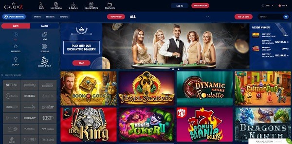 Play the best online slots and table games in the best online casino! 