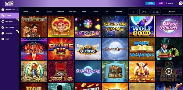 Wild Jackpots Casino Online Review