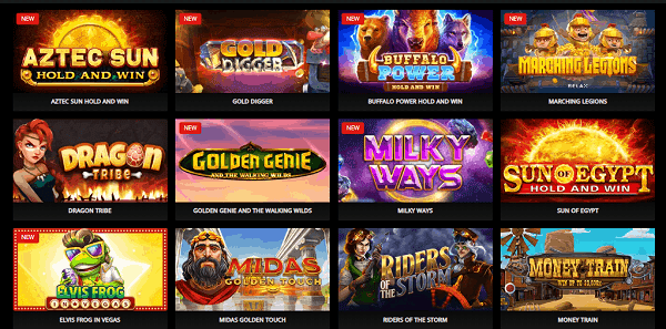 New slots, table games and live casino!