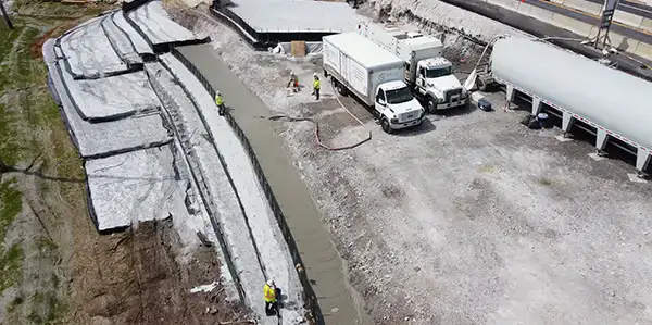 CJGeo Crew using Dry Batch cellular concrete generation