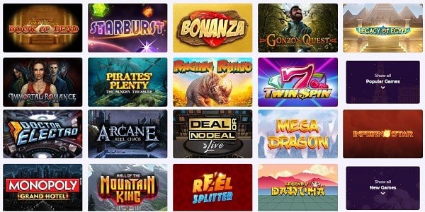 Slot Planet Casino 1,000 games to play online