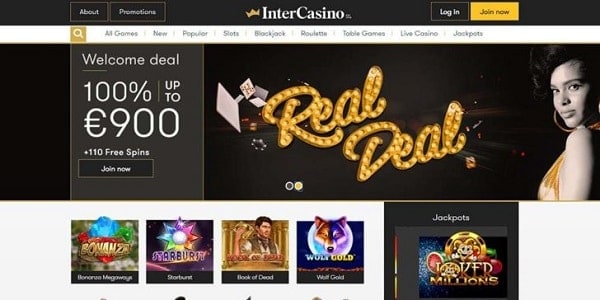 Inter Casino Welcome Bonus and Free Spins