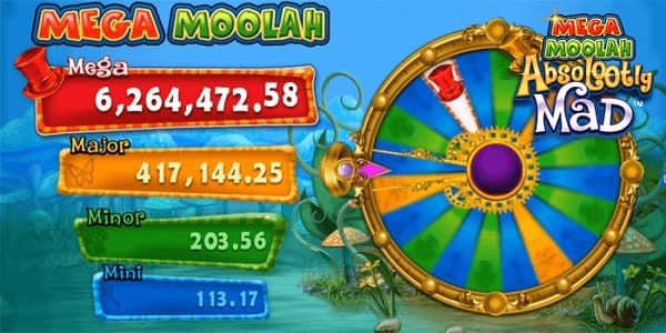 Mega Moolah Jackpot Wheel