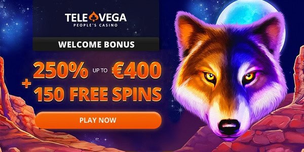 250% bonus + 150 free spins for new players