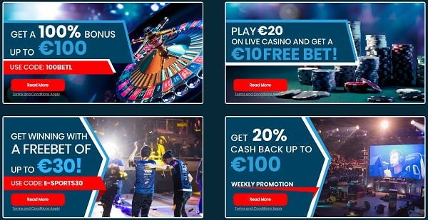 Eaglebet.com Esport free bet promotion