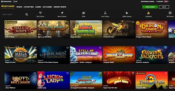 Bethard Casino and Sports exclusive bonus, promotions, free spins