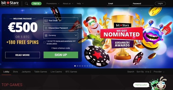 Register & Login to Play Bitcoin Casino