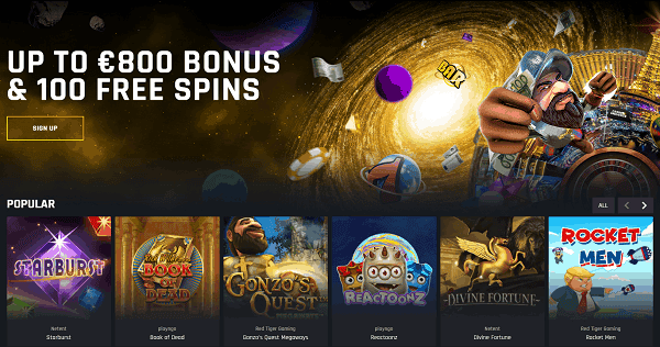 100 Gratis Spins Bonus