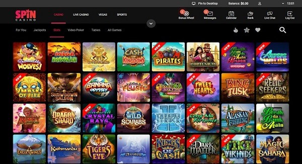 Spin Palace Casino Bonuses & Games 