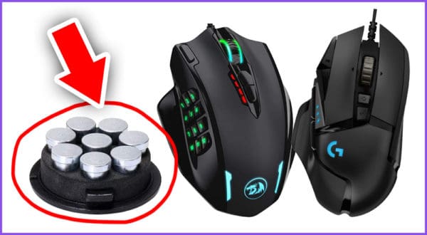 Die besten 5 Gaming-Mäuse mit Gewichten