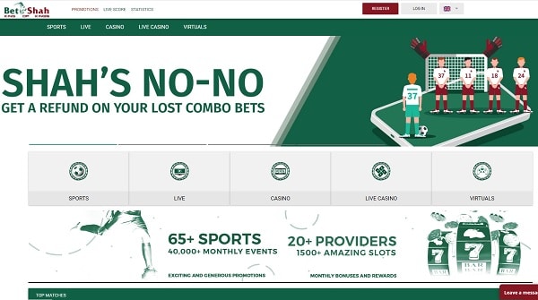 Play the best Shahs' games and bet on sports online! 