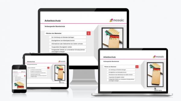 Online Unterweisungen auf Tablet, Smartphone, Laptop und PC