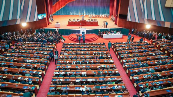 Assemblée nationale de la République démocratique du Congo - Vue élargie sur la salle de plénière. Droit photo : © Min Communication et Médias.