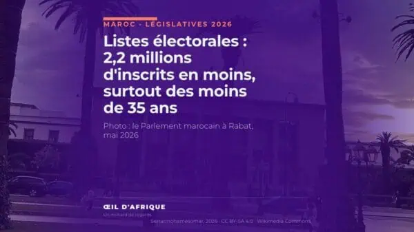 Le Parlement marocain à Rabat ; les listes électorales du Maroc comptent 15,8 millions d'inscrits pour les législatives