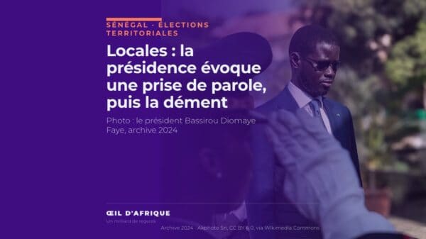 Le président Bassirou Diomaye Faye lors de la journée des forces armées en 2024, sur fond du débat sur le report des élections territoriales au Sénégal
