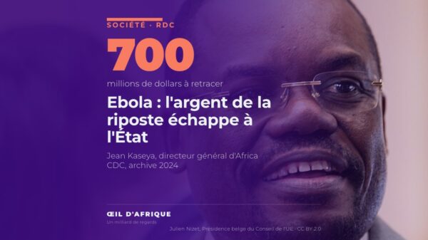 Jean Kaseya, directeur général d'Africa CDC, qui chiffre à plus de 700 millions de dollars les fonds Ebola en RDC non déclarés aux autorités