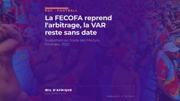 Supporters congolais en tribune au Stade des Martyrs de Kinshasa, illustration de l'article sur la VAR en Linafoot