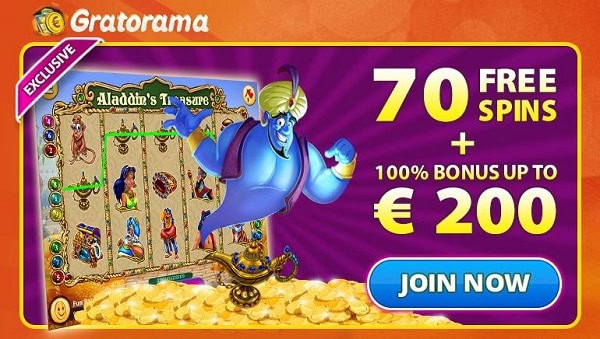 Gratorama 70 free spins